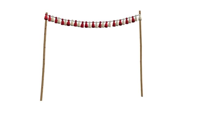 Indigenous Sacred Object of pray - low Poly 3D Model