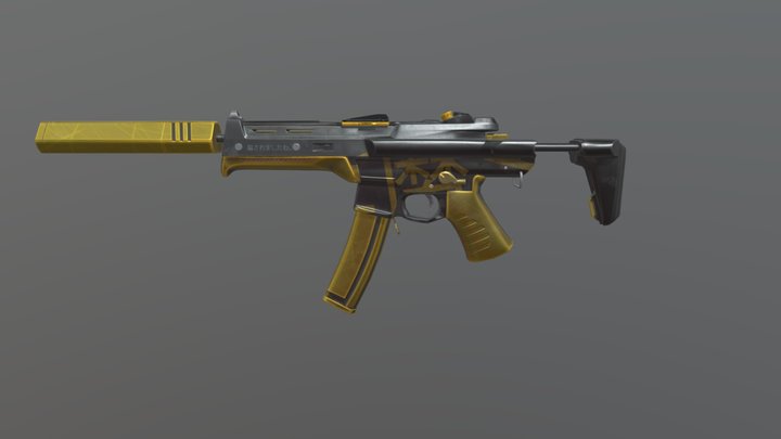 Spectre VALORANT Fan Custom skin 3D Model