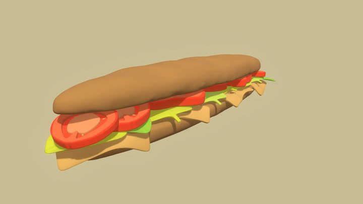 Sandwich 3D Model