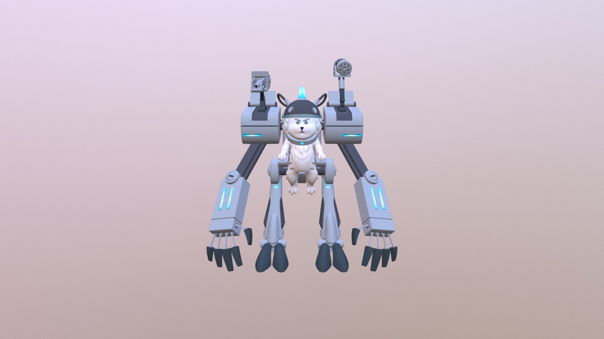 Dog Robot 3D model by hoanglong9923