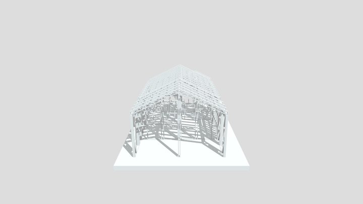 Черновик барнхаус 3D Model