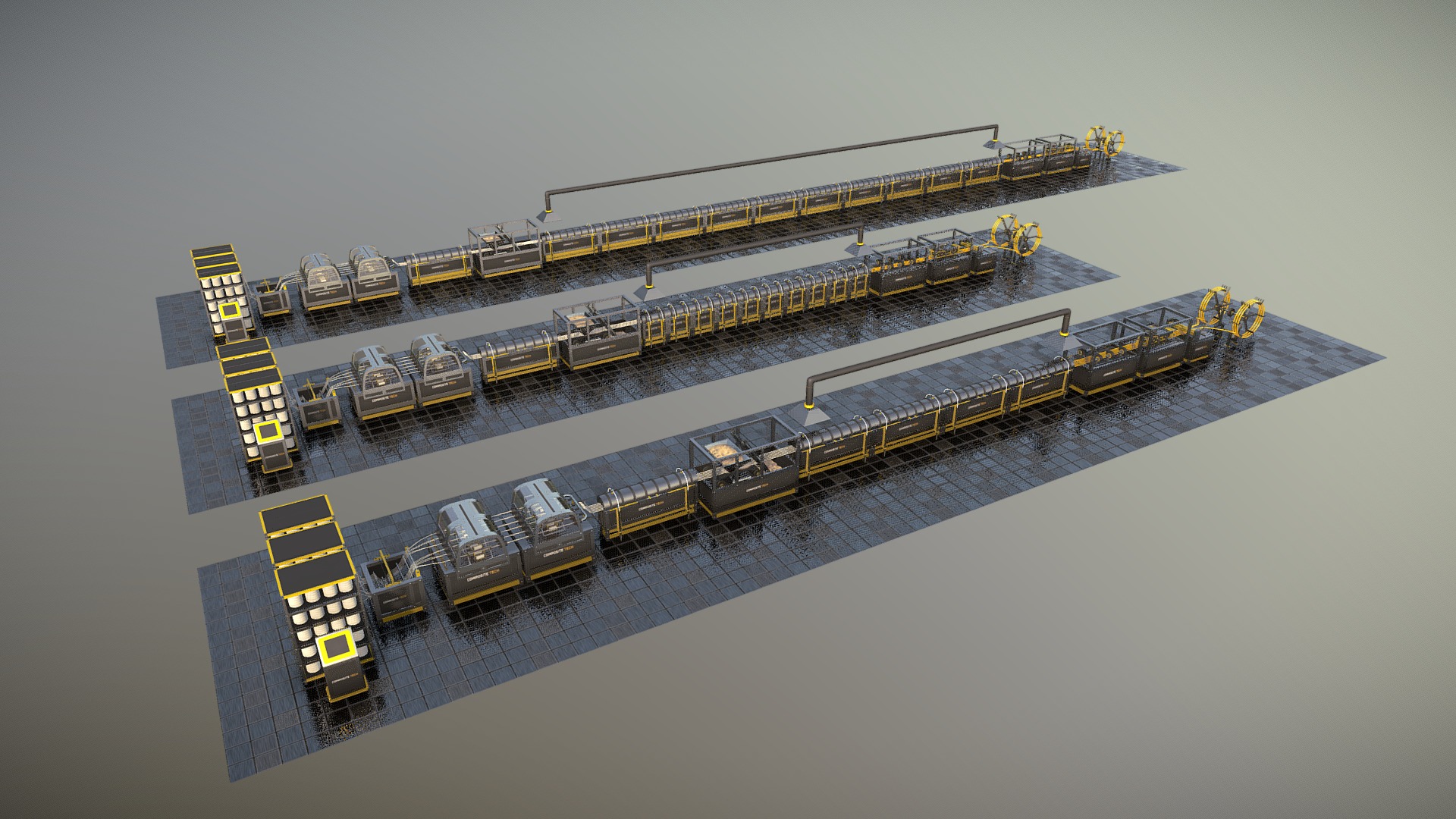 COMPOSITE TECH BENCH 3 - 3D model by vicvdovenko [2c0a30d] - Sketchfab