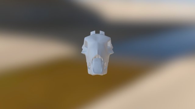Deer Skull With Jaw 3D Model