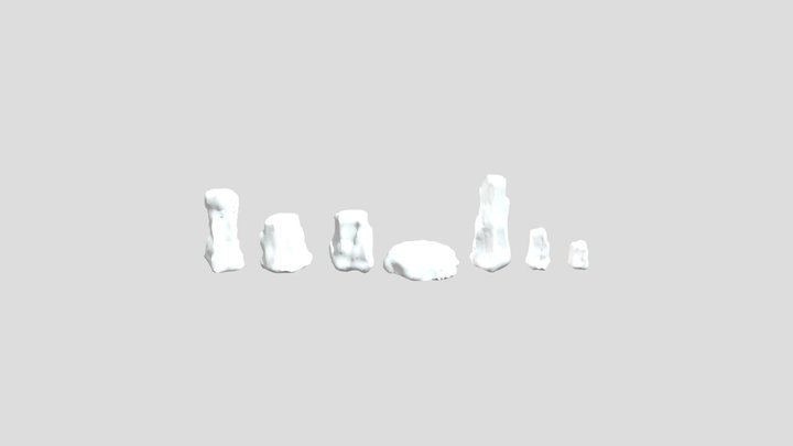 Rock Set05-FBX 3D Model