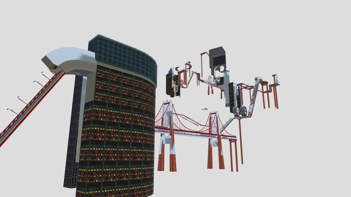 Radical Highway Sonic Adventure 2 3D Model