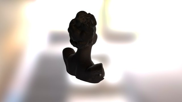 Artdeco Lady buste 3D Model