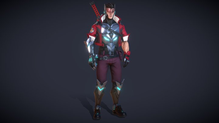 Red Fox 3D Model