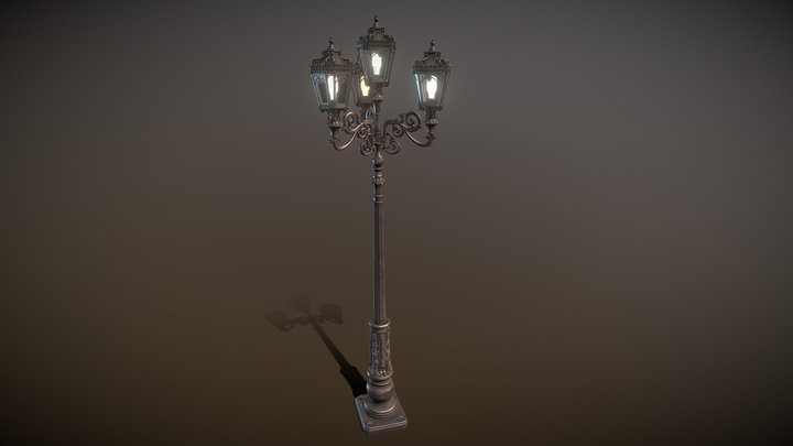 4 Street-light 3D Model