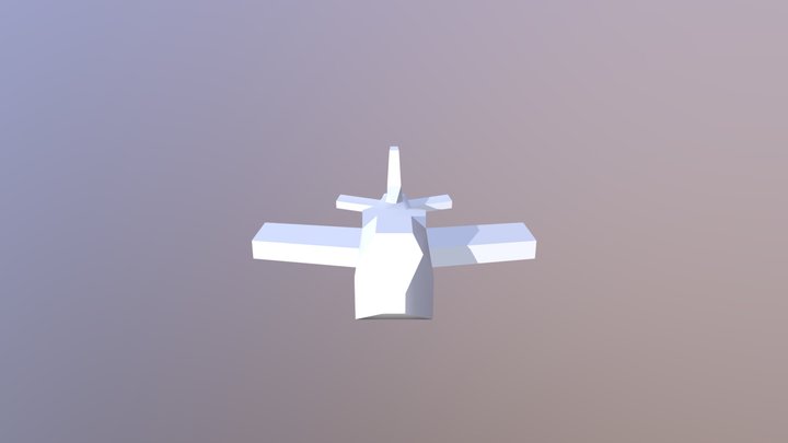 Blockyplane 3D Model