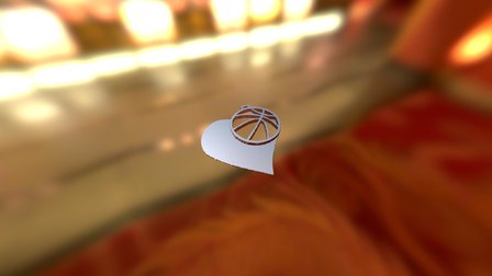 Basket-heart 3D Model