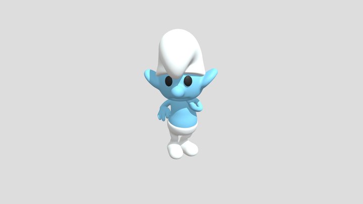 smurf Rumba Dancing 3D Model