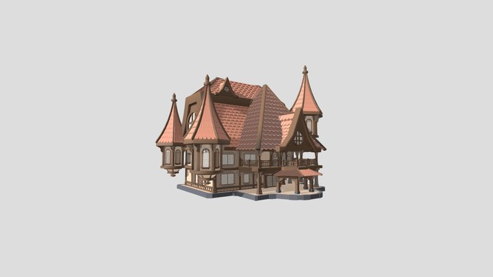 Monstard mansion 3D Model