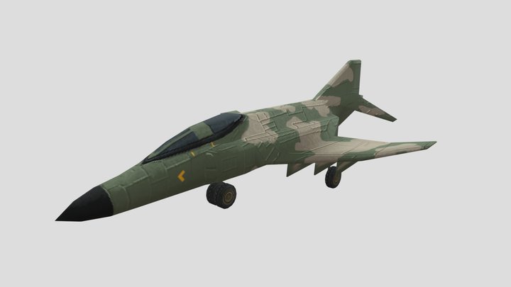 F4 Phantom (Vietnam) 3D Model