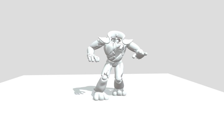 Ruined Bonnie Wake Up animation/ fnaf ruin 3D Model