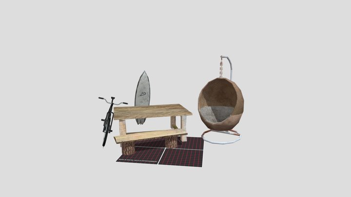 DAE 5 Finished props - By the ocean 3D Model