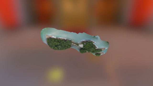 Isla del Cocos 3D Model