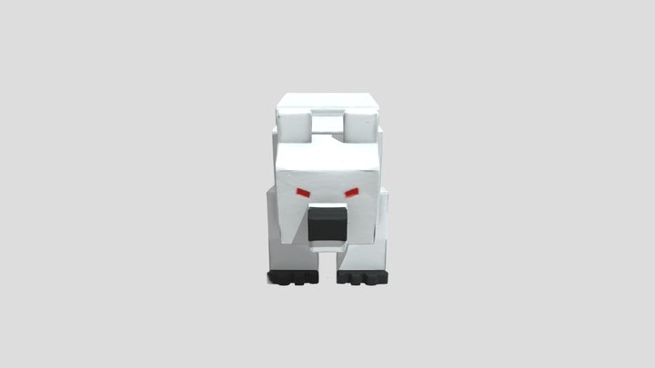 Polar Bear 99 Nights in the Forest 3D Model