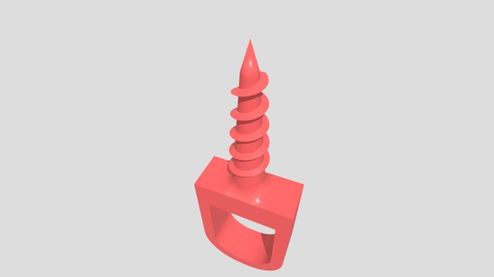 3D Printable Corkscrew 3D Model