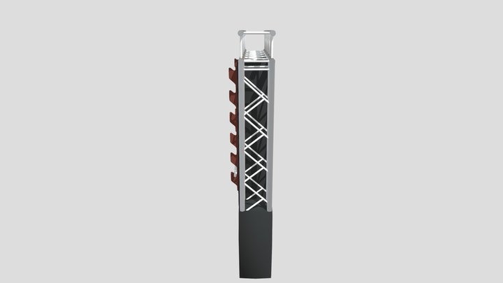 Salmon Ladder 3D Model