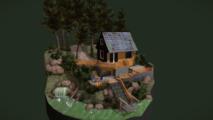 DAE Diorama - ECO Green 3D Model