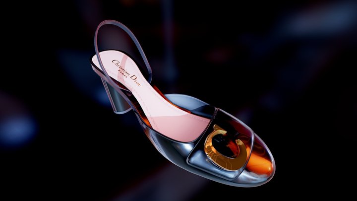 Zapato De Salón Slingback – Modelo 3D gratuito STL