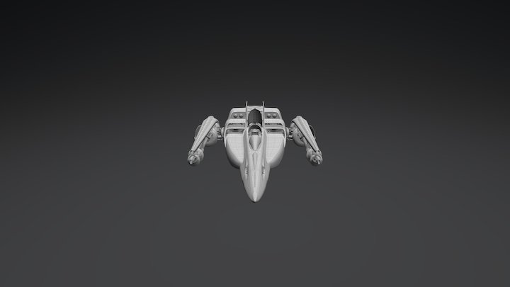Spaceship 3D Model