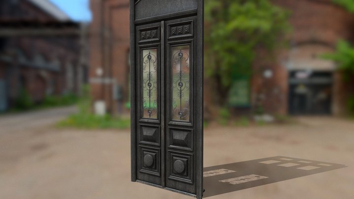 Old Door Small 3D Model