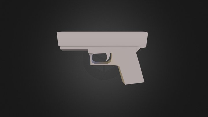 practice pistol 3D Model