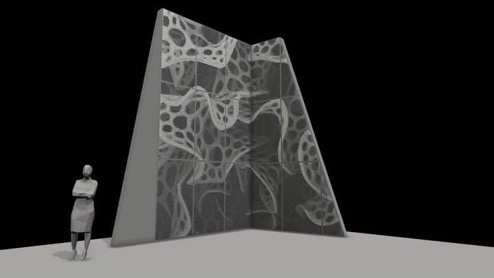 Ombrae Kiosk Example 3D Model