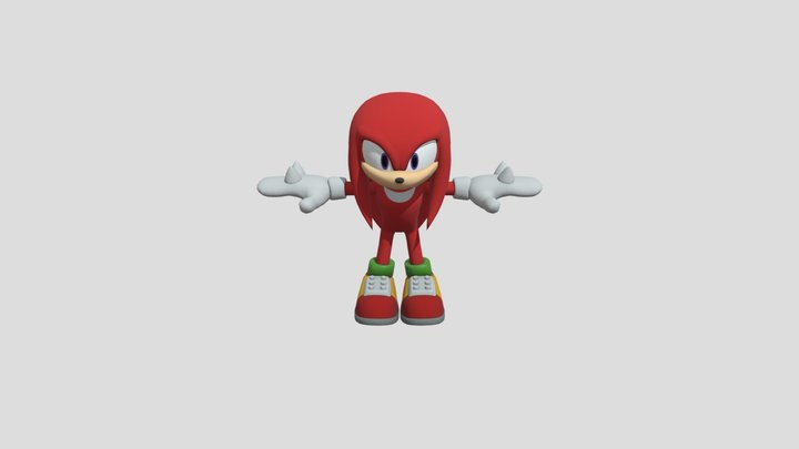 Knuckles (Sonic Rumble) – Modello 3D gratuito STL