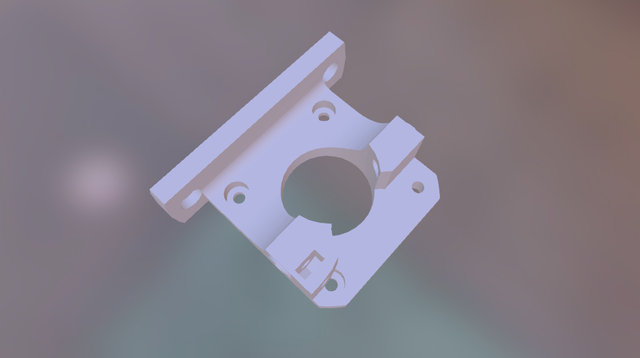 Compact Bowden Drive Extruder Main 3D Model