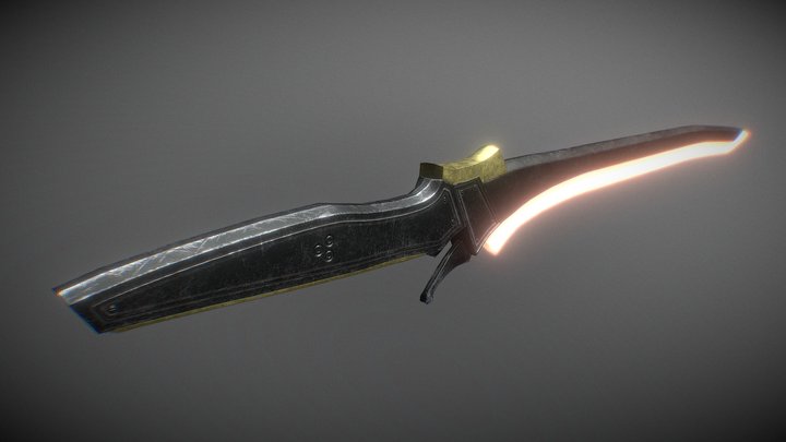 Sci Fi Sword 3D Model