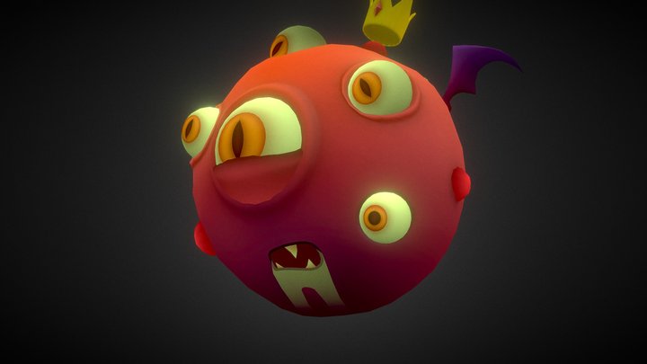 Battlehand boss: Blinker King 3D Model