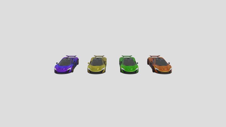 Free Fire Car 3D Model 3D Model