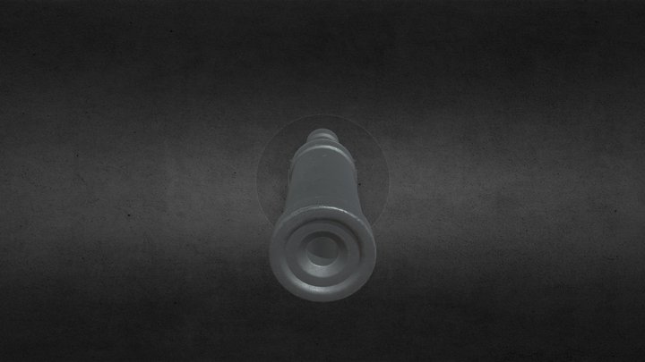 Silencer For ASh-12 3D Model