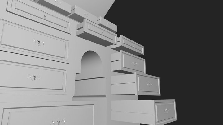 Queen Anne Stationary 3D Model