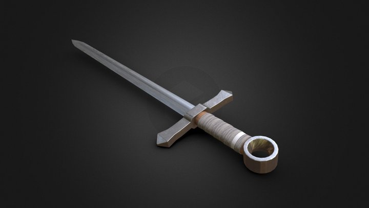 Nordic Sword 3D Model