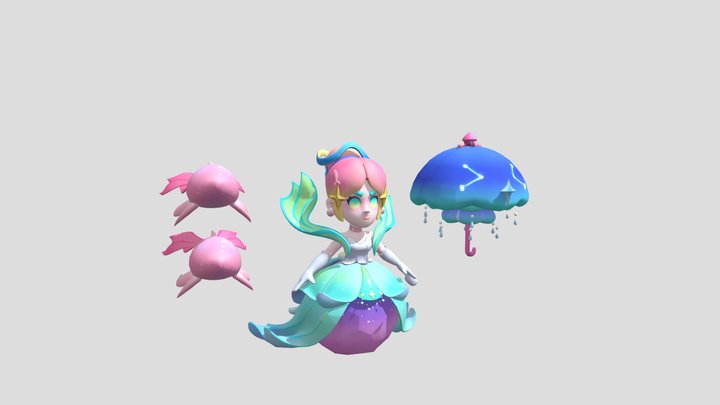 PISCES PIPER EXCLUSIVE CHINA SKIN 3D Model