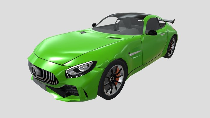 Mercedes-Benz AMG GT-R (2017) 3D Model