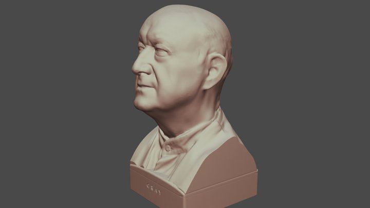 Bust Head+ Base V3-madesolid Deci 3D Model