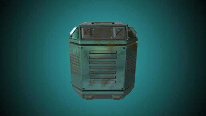 Future Crate 3D Model
