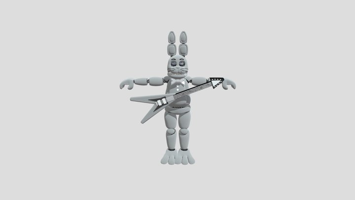 Unwithered_bonnie 3D Model