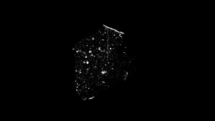 Segmentation of Clasts in a Mudstone 3D Model