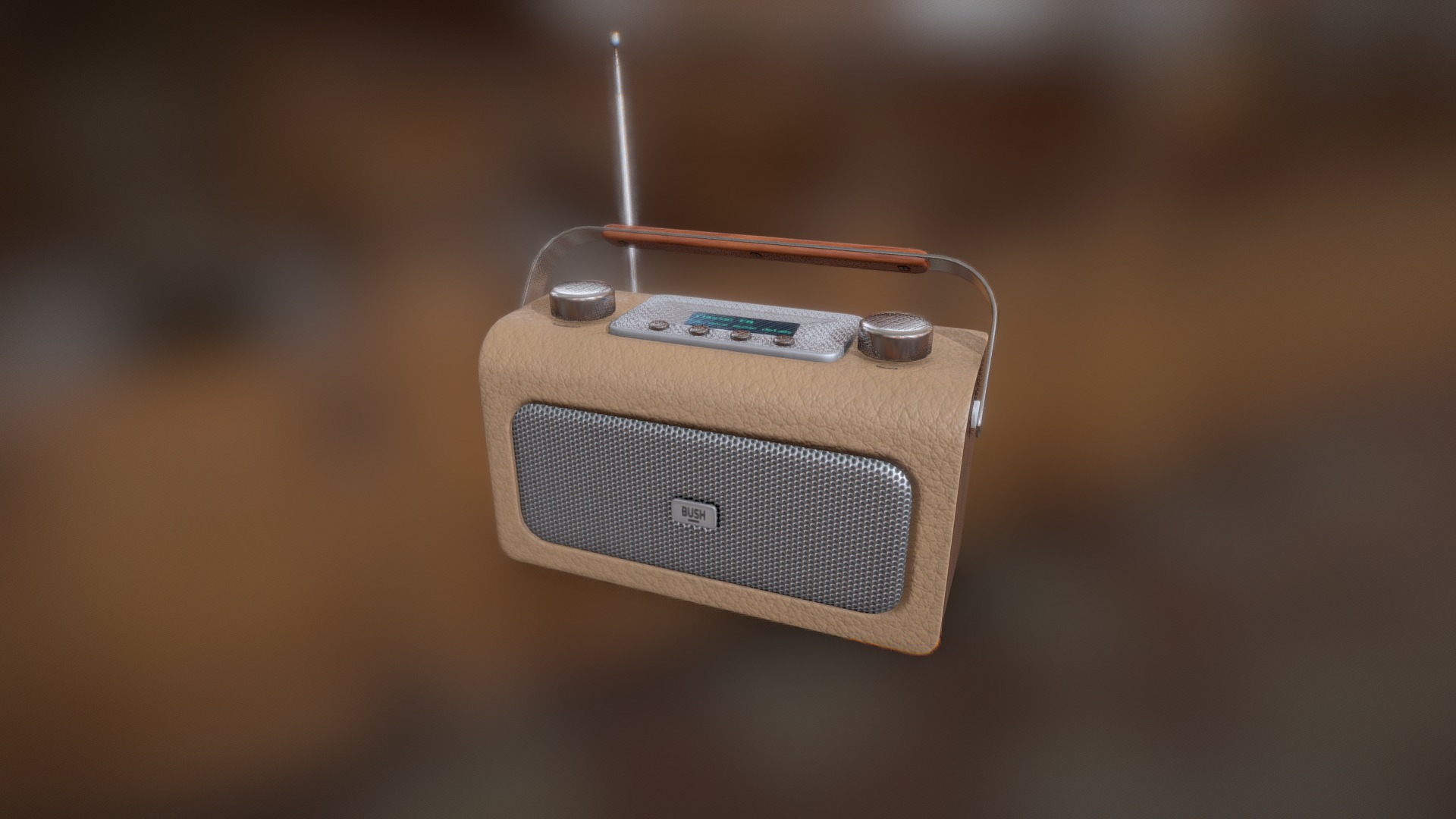 3D model Bush Radio - This is a 3D model of the Bush Radio. The 3D model is about a close-up of a pocket watch.