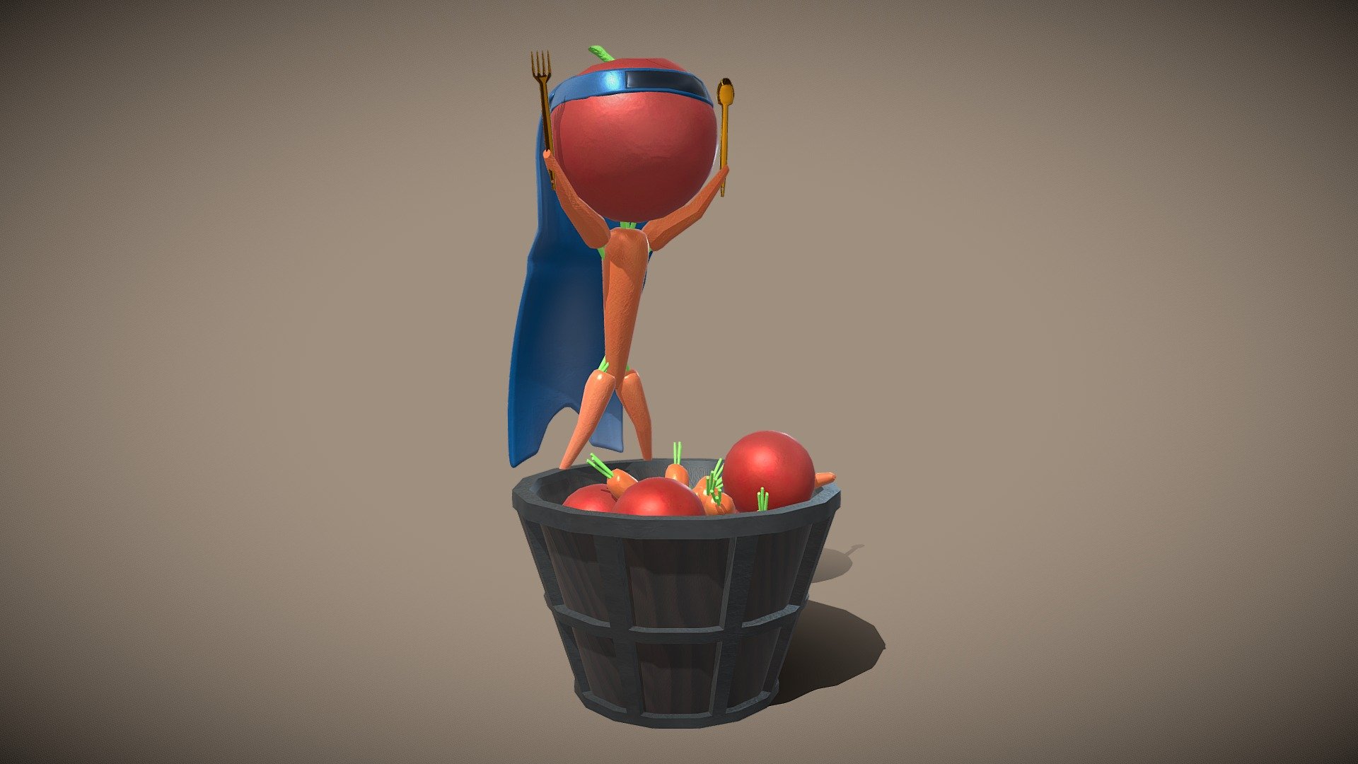 The Caped Food Hero