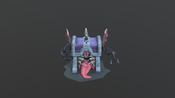 Demon Chest 3D Model