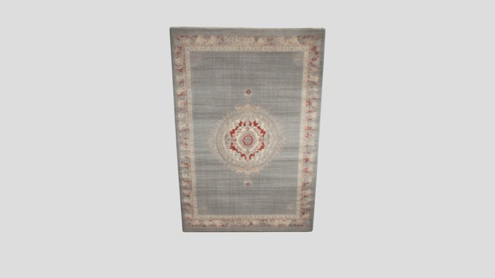 Ornate_Medallion_Rug_0409003052_texture_fbx 3D Model
