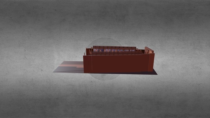 Spirited Away Train Scene 3D Model