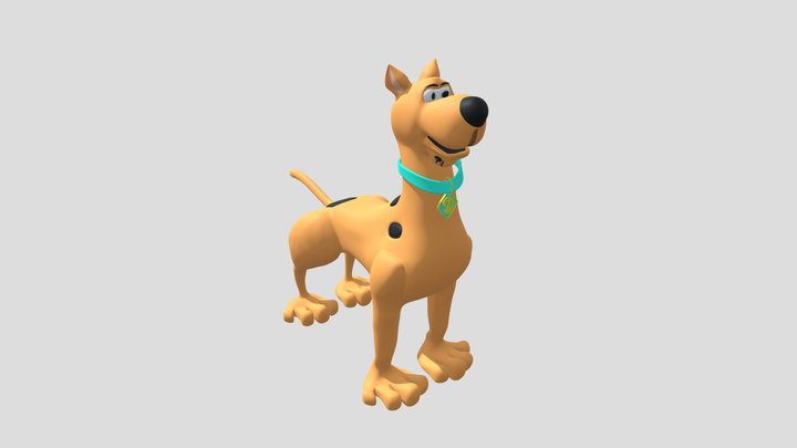 Scooby (highpoly model) 3D Model