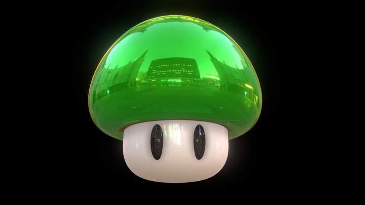 Mushroom Super MarioBros 3D Model